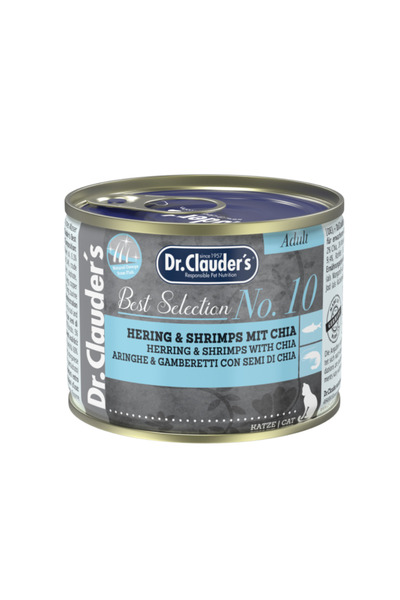 Dr. Clauder'S Dr.Clauders Best Selection No 10 Cans Herring & Shrimp with Chi...