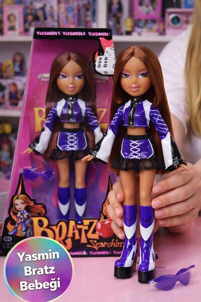 TOYFEST Bratz Scorchin Yasmin Moda Bebek Motor Esintili Kıyafet Aksesuar Plat...