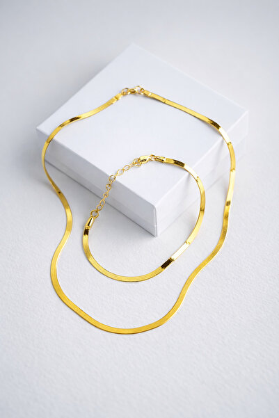 deepmoon Kadın Yüksek Kalite Kararmaz Çelik İtalyan Zincir Kutulu Eş Sevgili ...