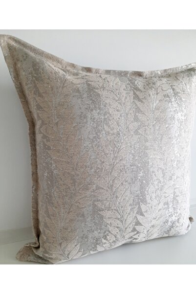 Fabric by Gülçin JAKAR DOKUMA KUMAŞ PEMBE-GÜMÜŞ RENK TAÇ DESEN KIRLENT KILIFI