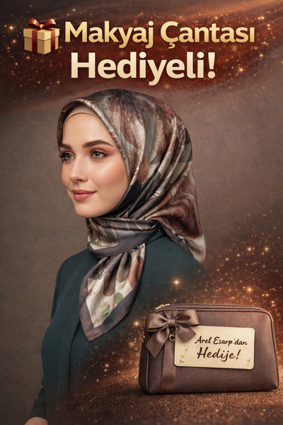 Picasso Silk-Look Gray Colored Crystal Scarf – Twill Stylish Design 90X90