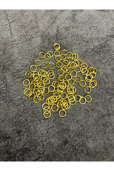 Mos Tespih 6mm Χρυσοκίτρινο 10 Τεμάχια Χάντρες προσευχής και δαχτυλίδια κοσμη...