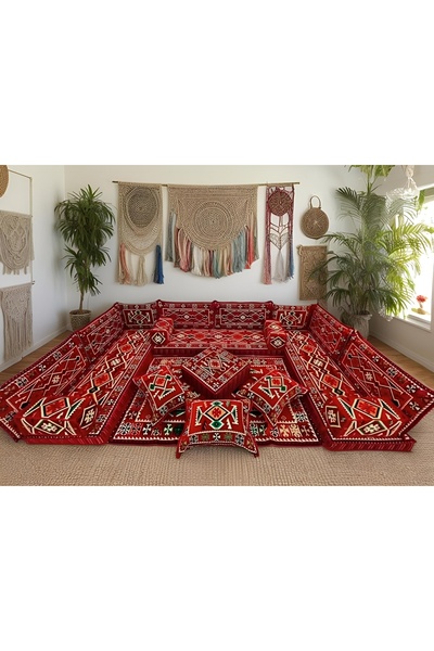 ademircan Otantik tasarımlı Şark Köşesi Minder Takımı/ 70×190×10 cm / Ev, sal...