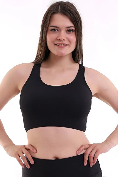 SUERTO Kadın Badi Bikini Tek Üst Bikini Üstü (İç Kısmı Dikili Astarlı Ped Mev...