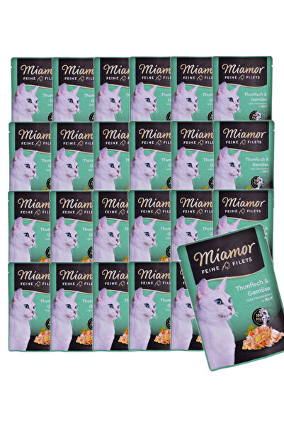 Other Wet cat food MIAMOR Feine Filets tuna with vegetables 24x100g