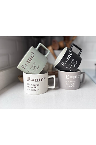 fafa home E=Mc2 Porcelain Mug Cup "White"