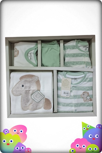 Aziz Bebe Midilli Yenidoğan Bebek 10'Lu Hastane Çıkışı Seti