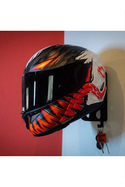 SARIBAŞ TEKNOLOJİ Motosiklet Kask ve Mont Duvar Askı Aparatı