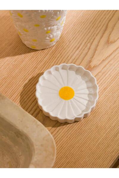 LC Waikiki Ceramic Soap Dish with Flower Figures (S6)