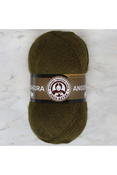 Ören Bayan ANGORA Haki Yeşil El Örgü İpi (3 Adet) - Renk: 077