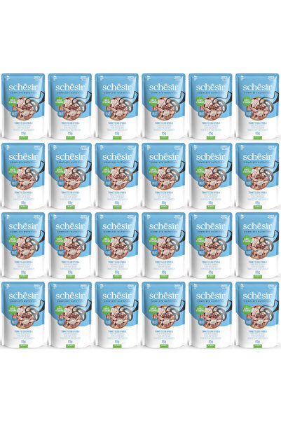 Other Hrană umedă pentru pisici SCHESIR Adult Tuna Perch 24x85g