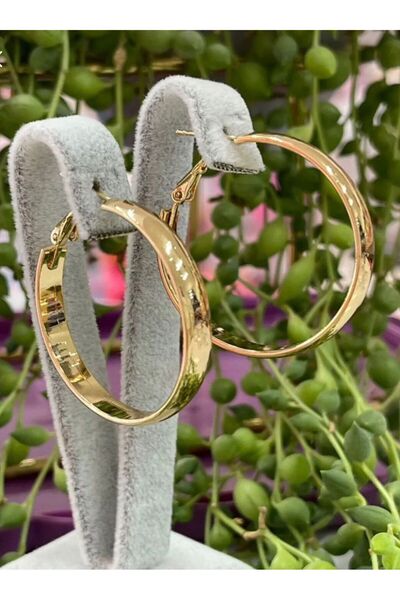 artistik bijuteri حلق دائري من الفولاذ بقطر 4 سم