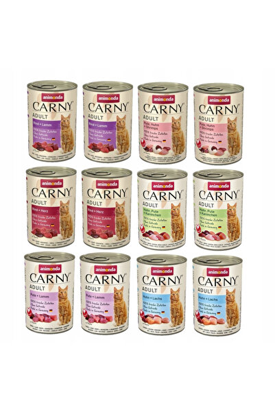 Other Mokra karma dla kota ANIMONDA Carny Adult Cat Mix 6 smaków 12x400g