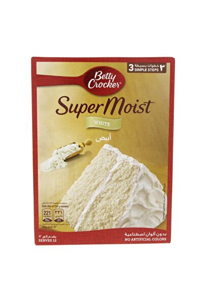 BETTY CROCKER مزيج كيك أبيض فائق الرطوبة