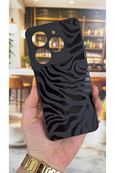 Vip Case Tecno Spark 20/20C Uyumlu Zebra Desenli Silikon Darbe Emici Klasik K...