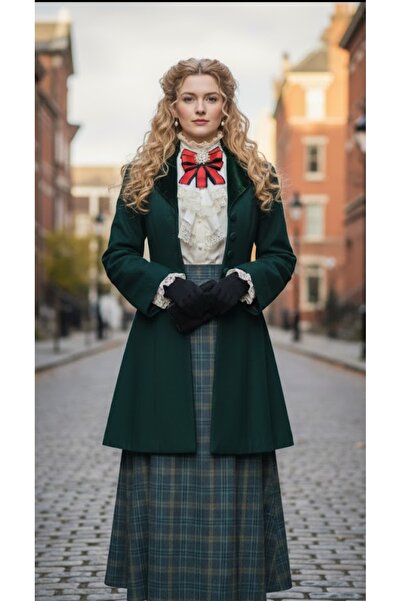 LO ADORO Kadın Kadife Grogen Kurdele Kravat Papyon Yaka Aksesuar Broş Yaka İğ...