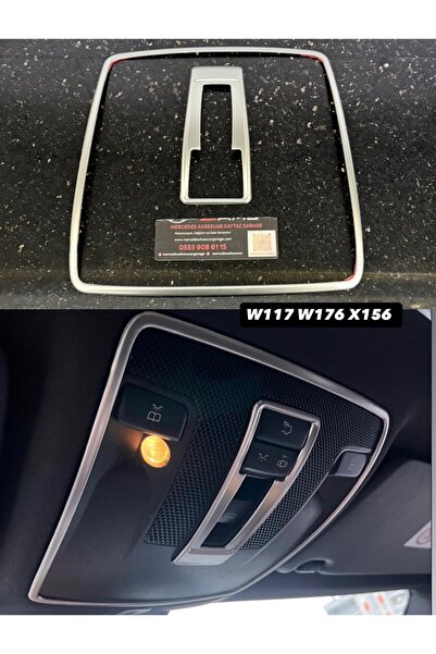 kaytaz MERCEDES TAVAN LAMBA KROM ÇERÇEVE 2Lİ W176 W117 X156 B SERİLERİ UYUMLU