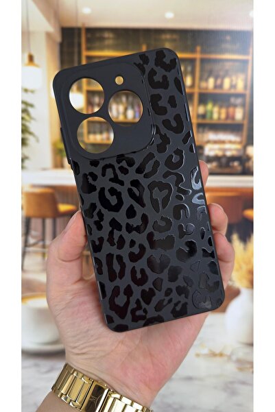 Vip Case Tecno Spark 20/20C Uyumlu Leopar Desenli Silikon Darbe Emici Klasik ...