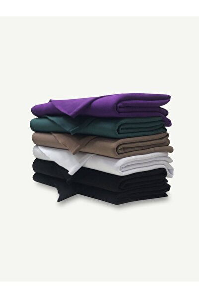 Yiğit Kumaş Set de țesături cu cu căptușeală din fleece fire cu nervuri, 6 bu...