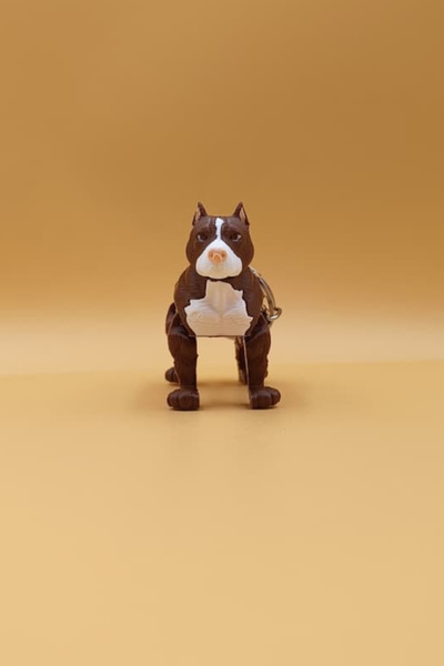 Rodopiva Μπρελόκ με φιγούρα Πίτμπουλ