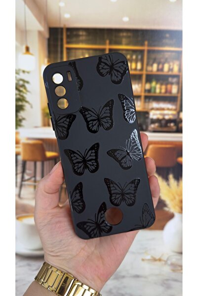 Vip Case Reeder S19 Max Pro S Compatible Black Butterfly Patterned Silicone S...