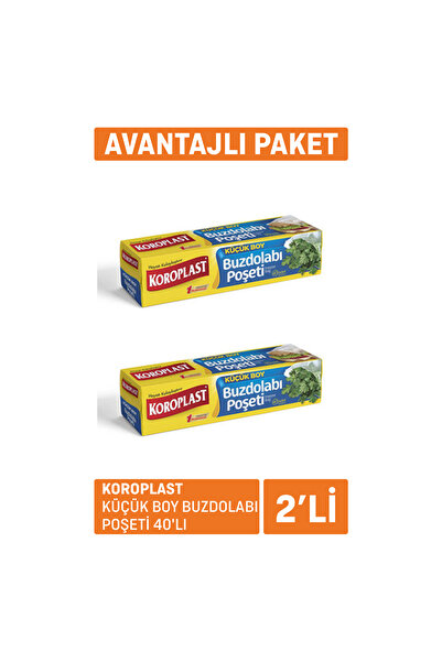 Koroplast Small Size Refrigerator Bags 2 X 40 Pcs 4 Pieces