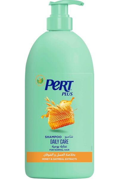 Pert Plus Shampoo for All Hair Types with Honey and Oatmeal Extract, 1 Liter
