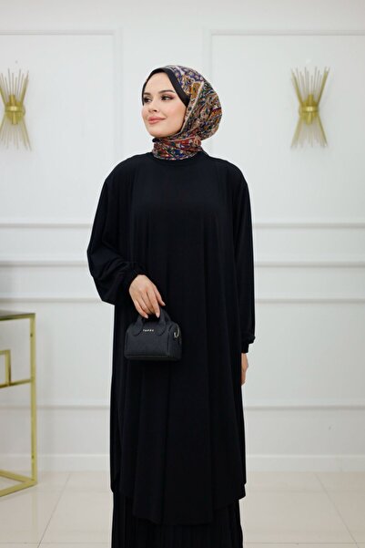 Summer Store Acar Sandy Tunic Pants Double Hijab Set