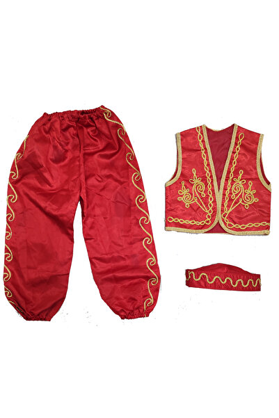 Hayal Kostüm 23 Nisan Yelek Şalvar Kep Yöresel Kostüm Foklör Kıyafeti