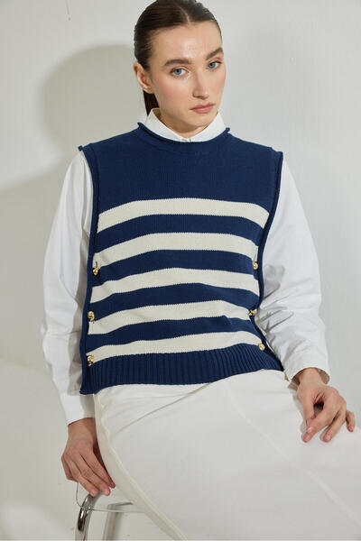 Touché Privé Striped knitwear jumper