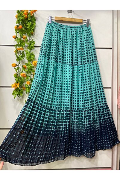 edu collection The Skirt Is Layered with a Chiffon Lining and Features a Wate...