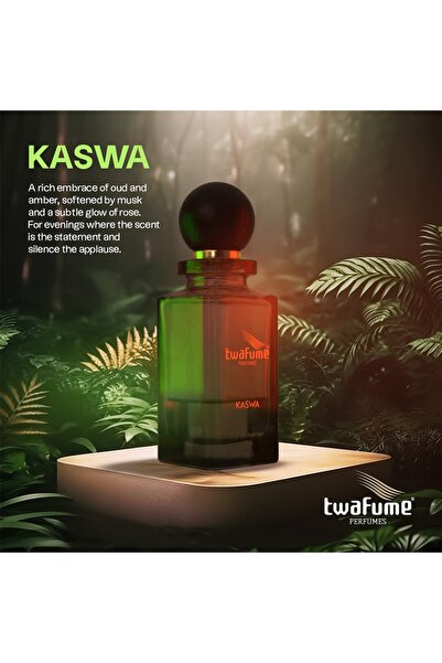 Twafume Kaswa Unisex Eau de Parfum 75 ml – Oud, Amber, Musk Notes, Long-Lasti...