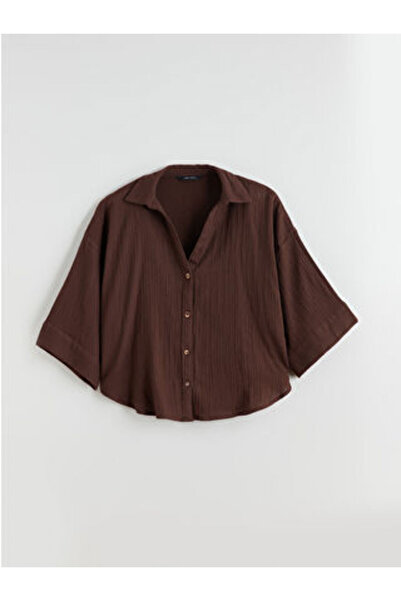 LC Waikiki Artı-Store Women's Shirt with Wide Sleeves, Contains High-Quality ...