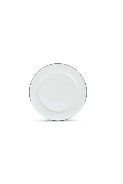 Generic Round Serving Platter - Silver Lined - 20 x 20 cm