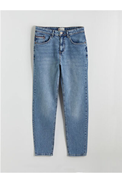 LC Waikiki Artı-Store Men's Jeans with a Loose Fit, Made from Cotton Denim Fa...