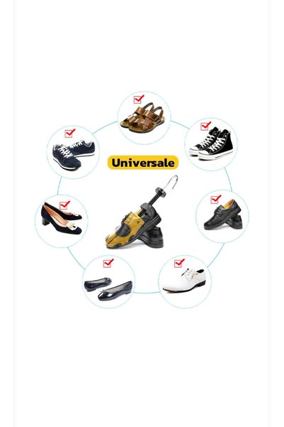 WTO Set 2 Sanuri Reglabile pentru alungit si largit pantofi, din plastic ABS, Marime 40-47