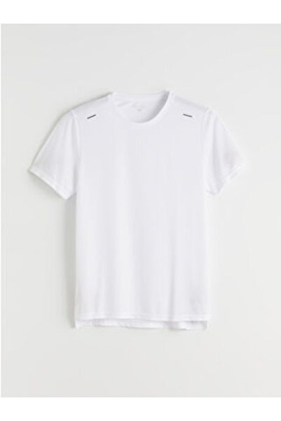 LC Waikiki White Crew Neck Men's Sports T-Shirt