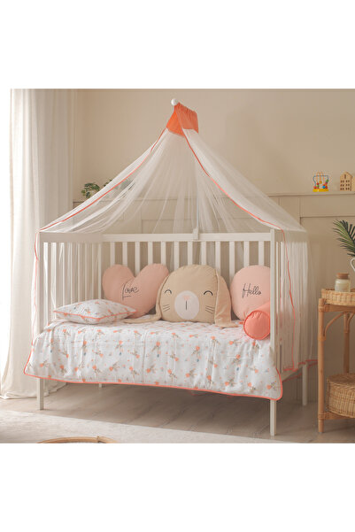 JOYFUL KIDS Rabbit Muslin Baby Sleep Set - Rabbit, Heart and Balloon Figures ...