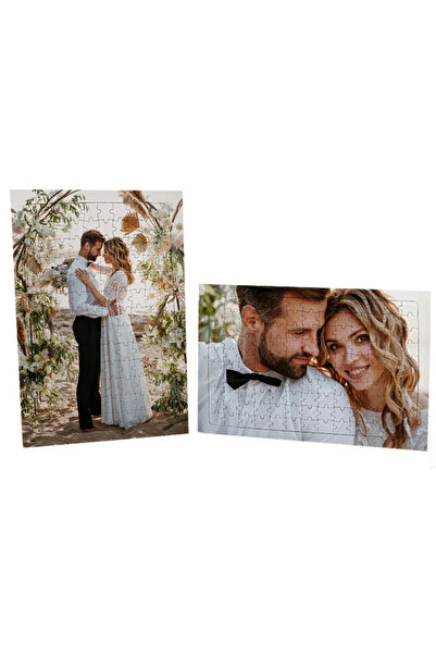 MOOMICA KİŞİYE ÖZEL RESİMLİ Dikdörtgen Puzzle A4 - 99 Parça