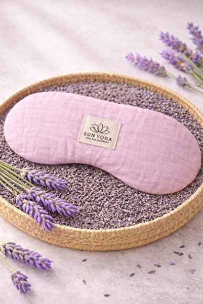 SUNYOGA Lavender Meditation Eye Pillow-Eye Cushion (for Savasana & Sleep) Pin...