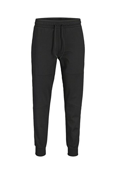 Jack & Jones Men's Black Jpstgordon Base Sweat Pants Sn Sweatpants 12288623-B...