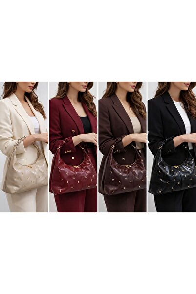 çkn sedat çakan çanta & fular & aksesuar Hobo Model Women's Hand Shoulder Bag