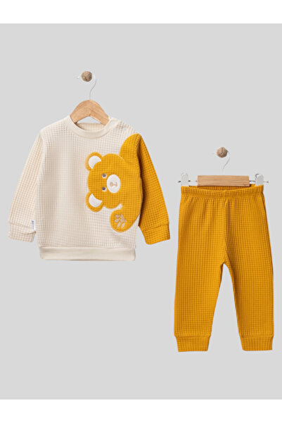 baby kids colors Baby Boys 2-Piece Embroidered Set with Different Sleeve Deta...