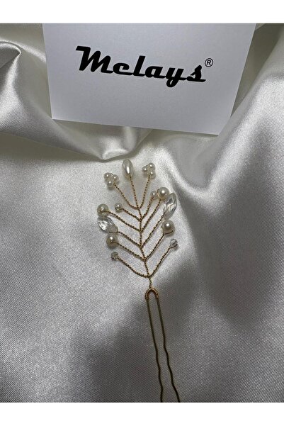 Melays Bridal Hairpin Pearl Crystal Stone Hairpin Hairpin Wedding Henna Engag...