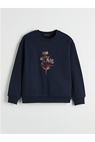 LC Waikiki artı-store Γυναικείο φούτερ με λαιμόκοψη ποδηλάτου, κατασκευασμένο...