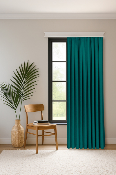 Gauze Fabric Design Sapphire Velvet Textured Sea Green Extra-Thick High Quali...