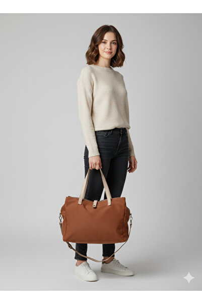 RMY MODA حقيبة كتف رياضية للأمهات مناسبة للسفر والمدرسة بثلاثة أقسام