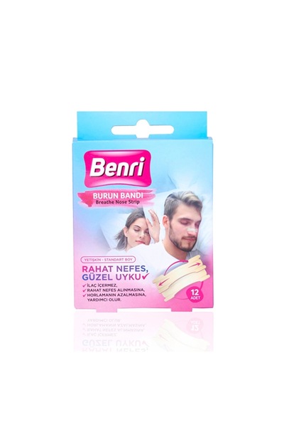 Benri Anti-snoring and nasal congestion patches for a comfortable and peacefu...
