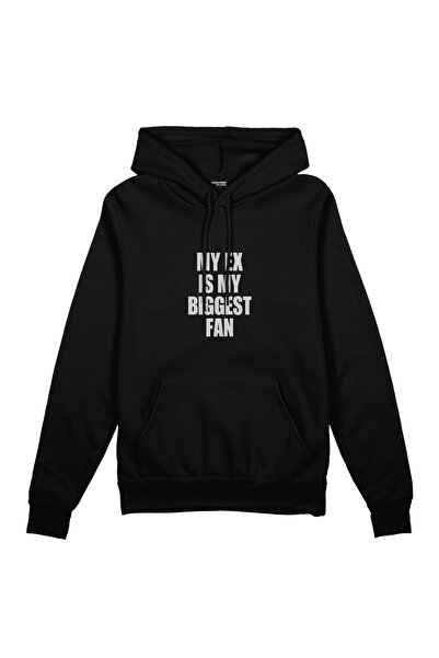The Lucid Lab My Ex Is My Biggest Fan Oversized Hoodie - Black