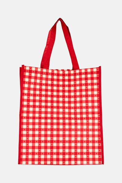 Muy Mucho Gingerbread Reusable Shopping Bag, Multicolor